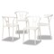 Baxton Studio Warner ModernWhite Plastic Dining Chair Set , PK4 194-4PC-12037-ZORO - alternate 6